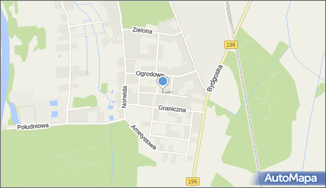 Bolechowo-Osiedle, Warzywna, mapa Bolechowo-Osiedle