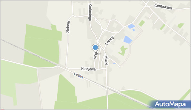 Dziewkowice, Wajdy Józefa, ks., mapa Dziewkowice
