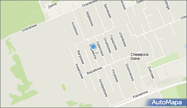 Gorzów Wielkopolski, Wapienna, mapa Gorzów Wielkopolski