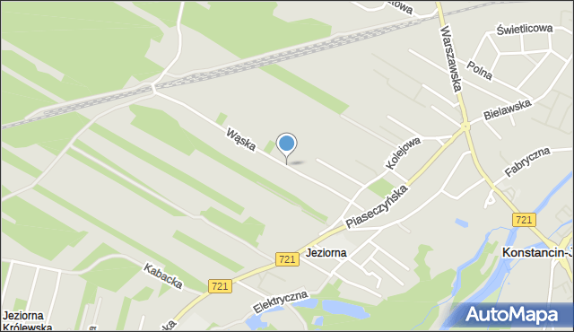 Konstancin-Jeziorna, Wąska, mapa Konstancin-Jeziorna