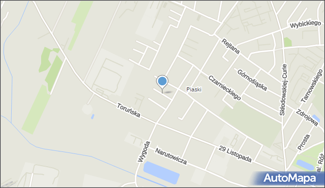 Kutno, Wazów, mapa Kutno