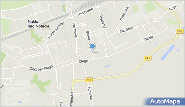 Nakło nad Notecią, Wąska, mapa Nakło nad Notecią