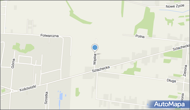 Rokitno Szlacheckie, Wąska, mapa Rokitno Szlacheckie