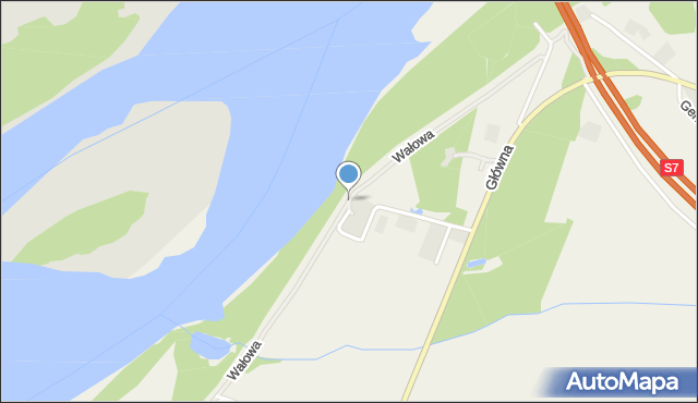 Sady gmina Czosnów, Wałowa, mapa Sady gmina Czosnów