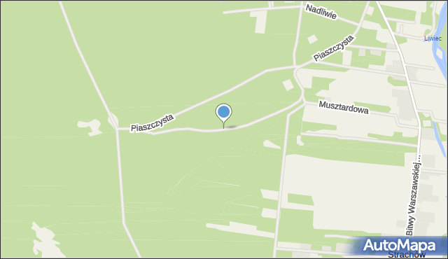 Strachów gmina Jadów, Wańkowicza Melchiora, mapa Strachów gmina Jadów