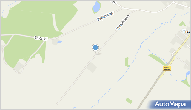 Trzepowo gmina Przywidz, Warcisława, mapa Trzepowo gmina Przywidz