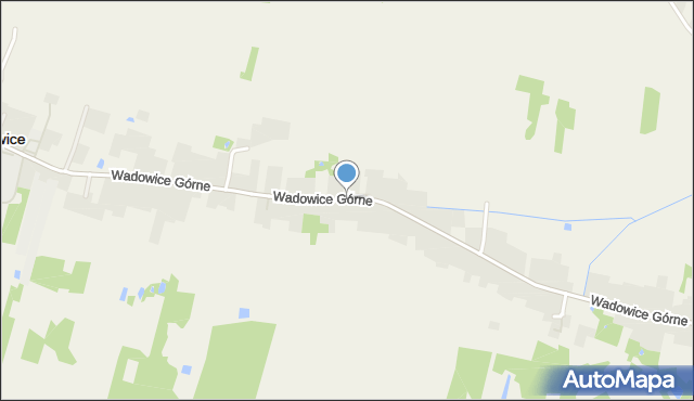 Wadowice Górne, Wadowice Górne, mapa Wadowice Górne