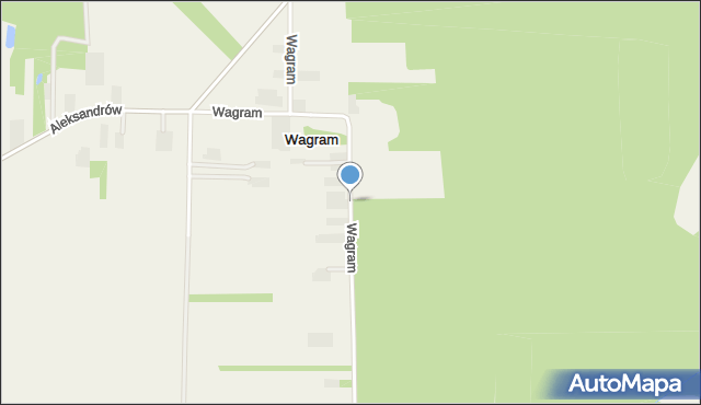 Wagram, Wagram, mapa Wagram
