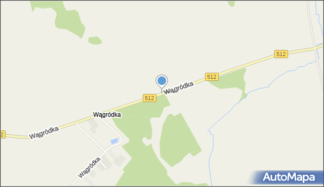 Wągródka, Wągródka, mapa Wągródka