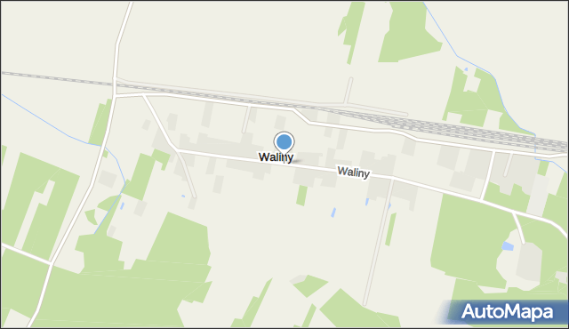 Waliny, Waliny, mapa Waliny