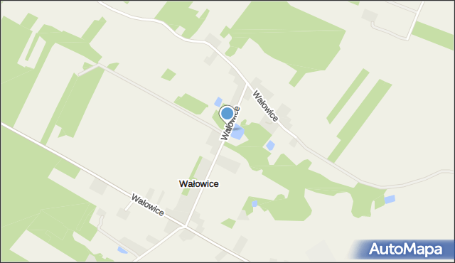 Wałowice gmina Rawa Mazowiecka, Wałowice, mapa Wałowice gmina Rawa Mazowiecka