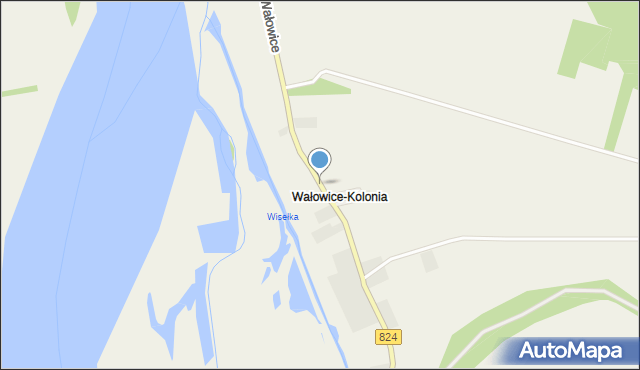 Wałowice-Kolonia, Wałowice-Kolonia, mapa Wałowice-Kolonia