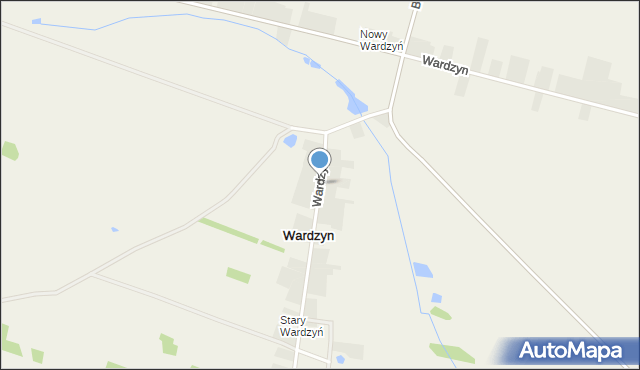 Wardzyn, Wardzyn, mapa Wardzyn