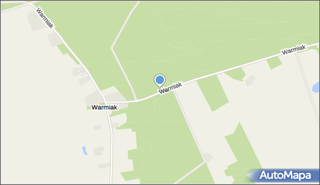 Warmiak, Warmiak, mapa Warmiak