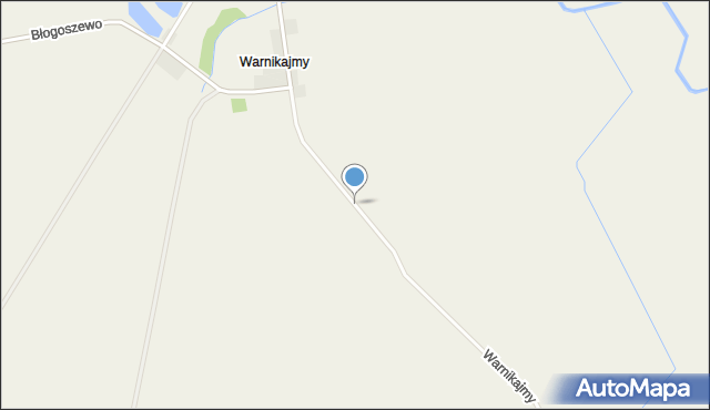 Warnikajmy, Warnikajmy, mapa Warnikajmy