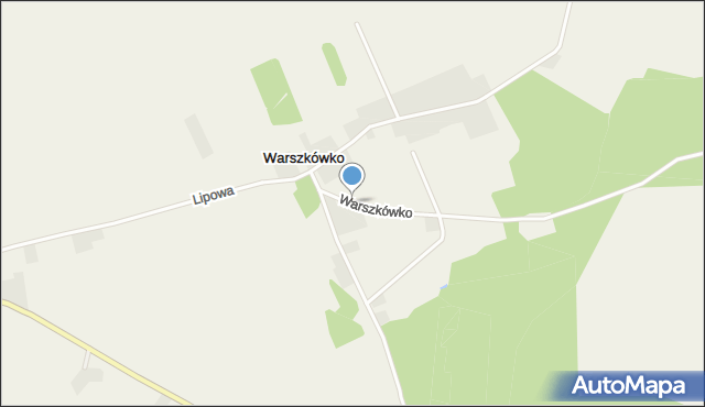 Warszkówko, Warszkówko, mapa Warszkówko