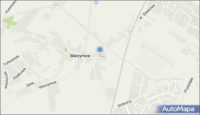 Warzymice, Warzymice, mapa Warzymice