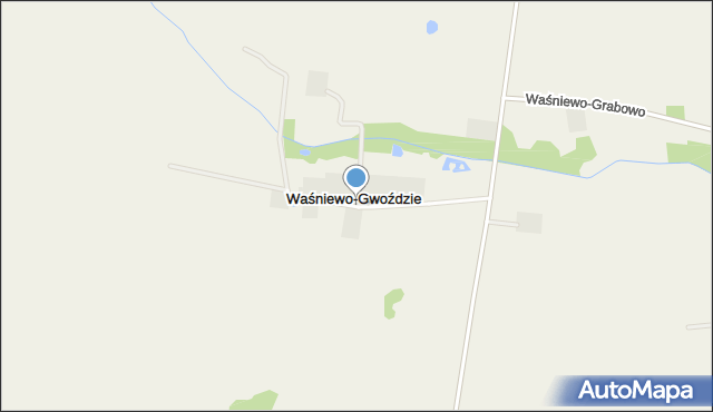 Waśniewo-Gwoździe, Waśniewo-Gwoździe, mapa Waśniewo-Gwoździe