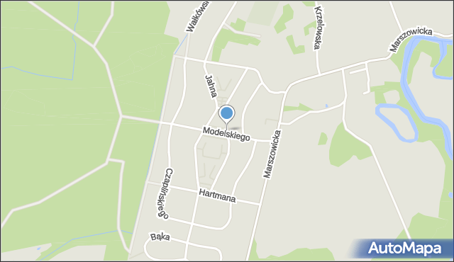 Wrocław, Wąsowicza Józefa, mapa Wrocławia