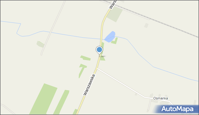 Zawidz Kościelny, Warszawska, mapa Zawidz Kościelny