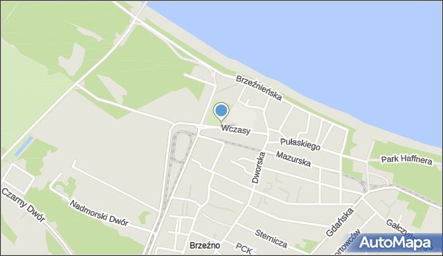 Gdańsk, Wczasy, mapa Gdańska