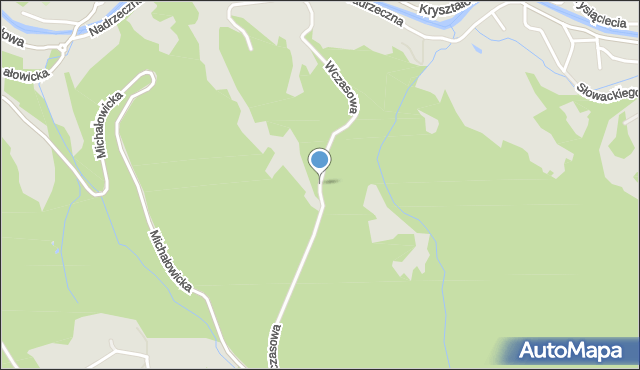 Piechowice powiat karkonoski, Wczasowa, mapa Piechowice powiat karkonoski