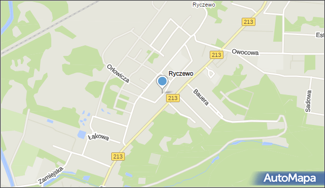 Słupsk, Wczasowa, mapa Słupska