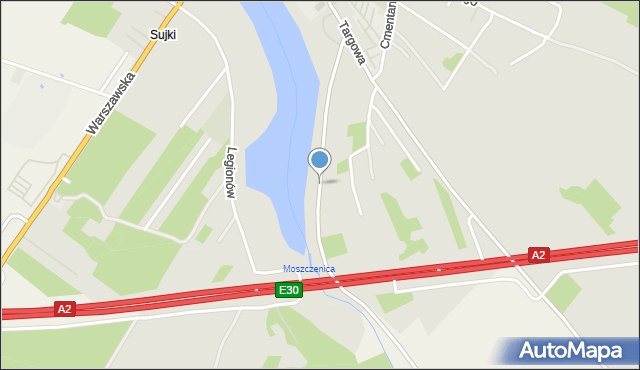 Stryków powiat zgierski, Wczasowa, mapa Stryków powiat zgierski