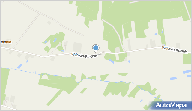 Wdowin-Kolonia, Wdowin-Kolonia, mapa Wdowin-Kolonia