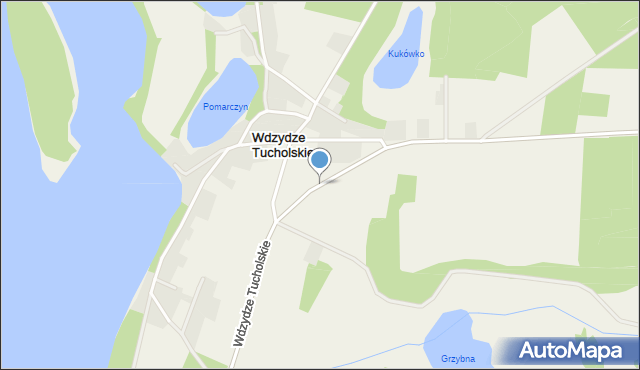 Wdzydze Tucholskie, Wdzydze Tucholskie, mapa Wdzydze Tucholskie