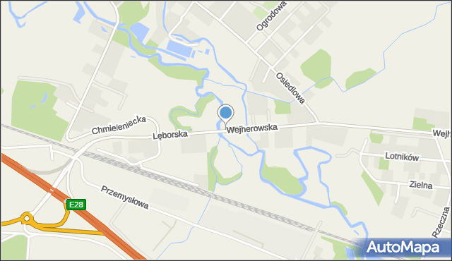 Bożepole Wielkie, Wejherowska, mapa Bożepole Wielkie