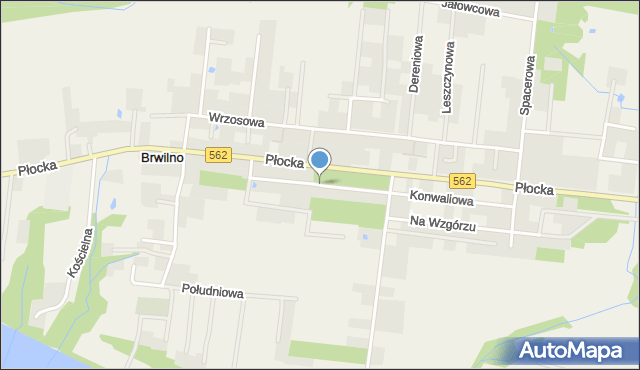 Brwilno gmina Stara Biała, Wenecka, mapa Brwilno gmina Stara Biała