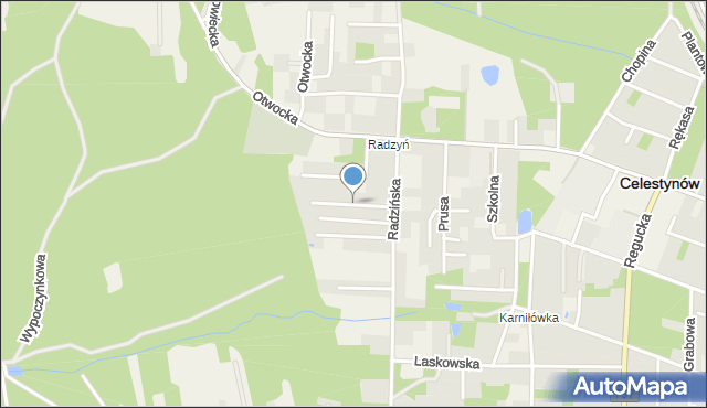 Celestynów powiat otwocki, Wesoła, mapa Celestynów powiat otwocki