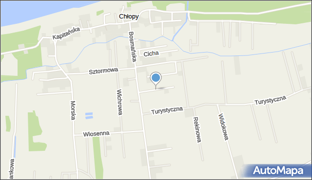 Chłopy, Wesoła, mapa Chłopy