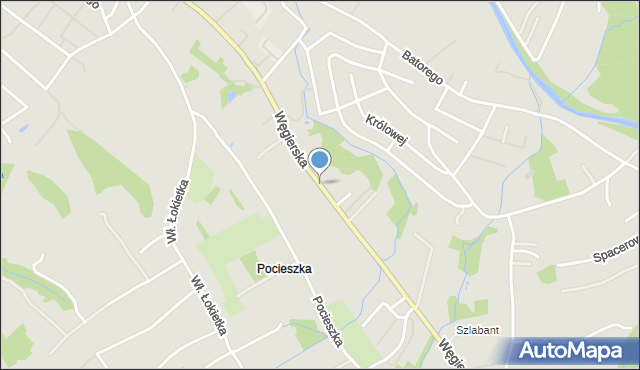 Gorlice, Węgierska, mapa Gorlic