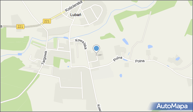 Lubań gmina Nowa Karczma, Wesoła, mapa Lubań gmina Nowa Karczma