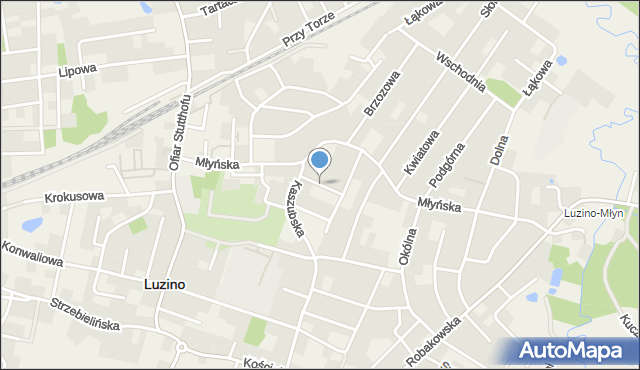 Luzino, Wejhera, mapa Luzino