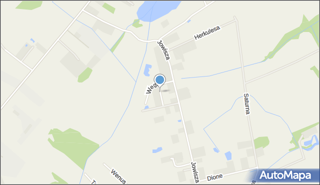 Nowa Wieś gmina Iława, Wega, mapa Nowa Wieś gmina Iława