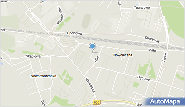 Nowy Dwór Mazowiecki, Wesoła, mapa Nowy Dwór Mazowiecki