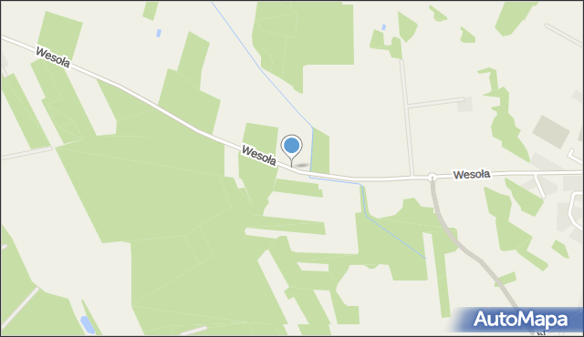 Troszyn powiat ostrołęcki, Wesoła, mapa Troszyn powiat ostrołęcki