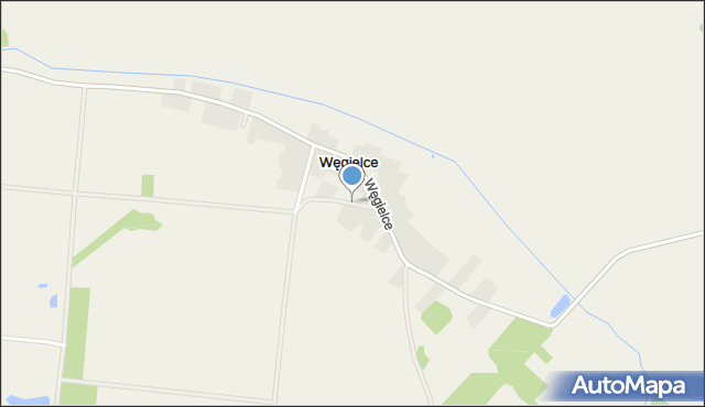 Węgielce, Węgielce, mapa Węgielce