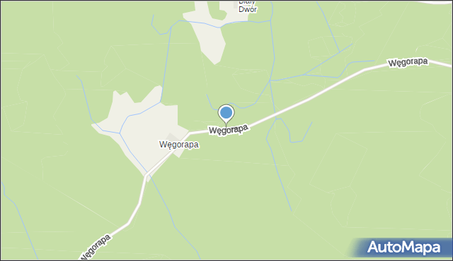 Węgorapa, Węgorapa, mapa Węgorapa