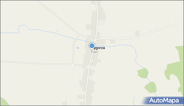 Węgorza, Węgorza, mapa Węgorza