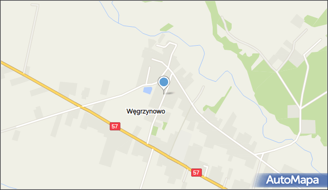 Węgrzynowo gmina Płoniawy-Bramura, Węgrzynowo, mapa Węgrzynowo gmina Płoniawy-Bramura