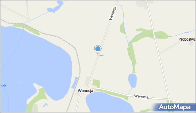 Wenecja gmina Żnin, Wenecja, mapa Wenecja gmina Żnin