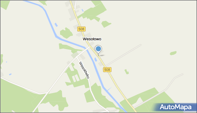 Wesołowo gmina Wielbark, Wesołowo, mapa Wesołowo gmina Wielbark