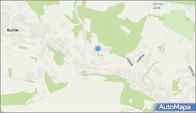 Balice gmina Zabierzów, Winna Góra, mapa Balice gmina Zabierzów