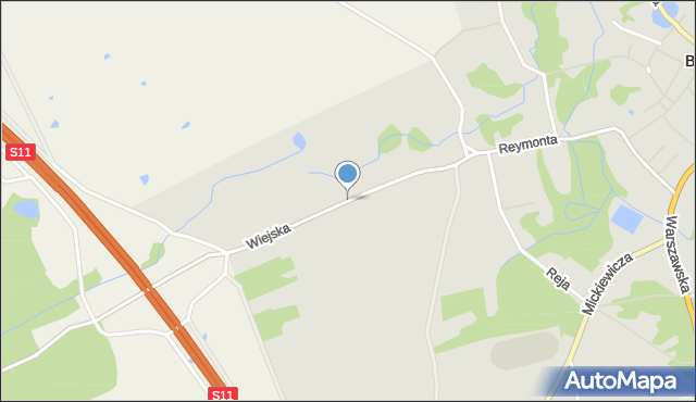 Bobolice powiat koszaliński, Wiejska, mapa Bobolice powiat koszaliński