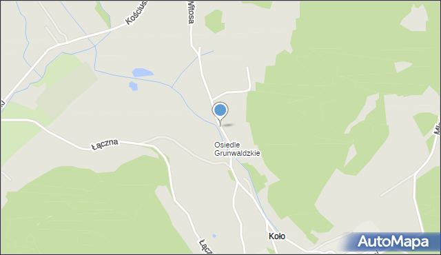 Boguszów-Gorce, Witosa Wincentego, mapa Boguszów-Gorce