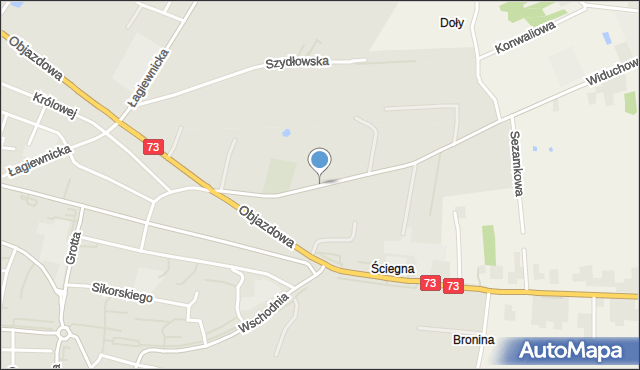 Busko-Zdrój, Widuchowska, mapa Busko-Zdrój